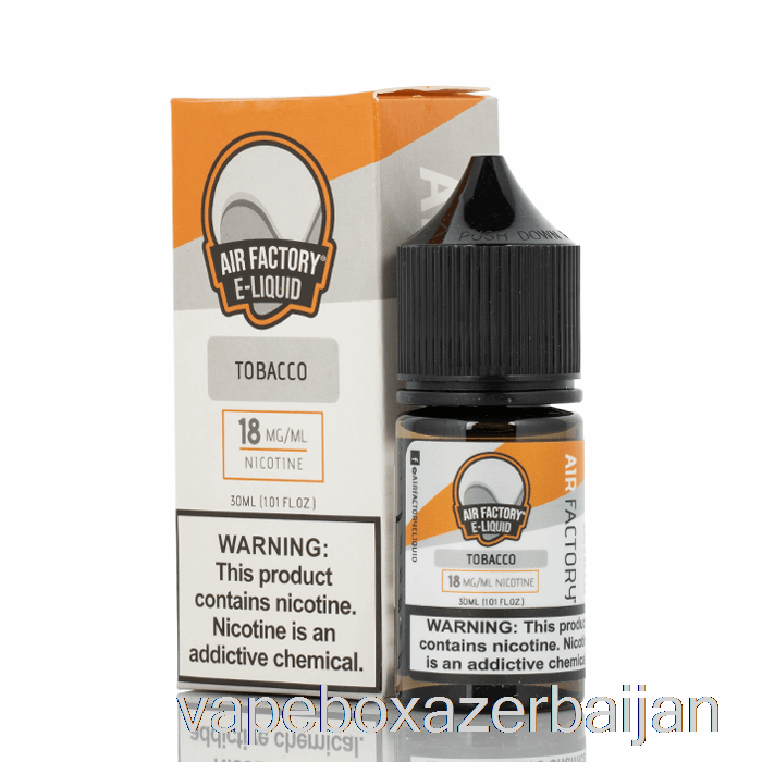 Vape Azerbaijan Tobacco - Air Factory SALTS E-Liquids - 30mL 36mg